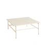 HAY - Rebar Coffee Table, 80 x 84 cm, Marmor beige / alabaster