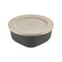Koziol - Connect Vorratsdose mit Deckel, 700 ml, nature ash grey