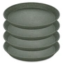 Koziol - Connect Teller Ø 20.5 cm, nature ash grey (4er-Set)
