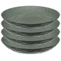 Koziol - CLUB PLATE Teller tief, Ø 22 cm, nature ash grey (4er-Set)