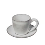 Broste Copenhagen - Nordic Sand Espressotasse mit Untertasse, 5 cl