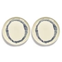 Serax - Feast Teller, Ø 26,5 cm, weiß / blau gestreift (2er-Set)