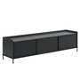 Muuto - Enfold Sideboard, 186 x 48 cm, schwarz / anthrazit