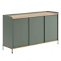 Muuto - Enfold Sideboard, 148 x 85 cm, Eiche / dusty green