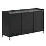 Muuto - Enfold Sideboard, 148 x 85 cm, schwarz / anthrazit