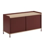 Muuto - Enfold Sideboard 125 x 62 cm, Eiche / deep red