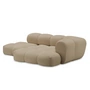 OUT Objekte unserer Tage - Sander 06 Rechts 3-Sitzer Sofa, sand (Hug Me 071 by Chivasso)