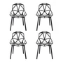 Magis - Chair One Outdoor Stuhl, schwarz (4er-Set)