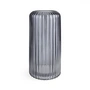 Nuuck - Silje Glas Vase Ø 11,5 x H 24 cm, grau