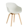 HAY - About A Chair AAC 222, Eiche lackiert / melange cream 2.0 (Kunststoffgleiter)