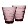 Iittala - Kastehelmi Trinkglas 30 cl, violett (2er-Set)