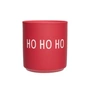 Design Letters - AJ Favourite Porzellan Becher, Ho Ho Ho / faded rose
