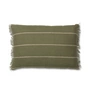 Ferm Living - Calm Kissen, 40 x 60 cm, olive / off-white