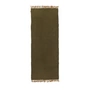 Ferm Living - Block Runner, 80 x 200 cm, olive / natur