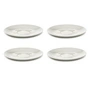 Serax - Zuma Untertasse zur Kaffeetasse by Kelly Wearstler, Ø 14 cm, Salt / weiß (4er-Set)