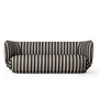 Ferm Living - Rico Sofa, 3-Sitzer, sand / schwarz (Louisana)