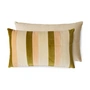 HKliving - Striped Samt-Kissen, 60 x 35 cm, fields