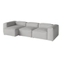 Bolia - Cosima Modulsofa 330 x 120 cm mit Chaiselongue links, Nantes hellgrau