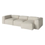 Bolia - Cosima Modulsofa 330 x 120 cm mit Chaiselongue rechts, Paza beige