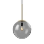 Bolia - Orb Pendelleuchte Ø 25 cm, Messing antik matt / rauchgrau