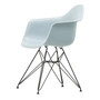Vitra - Eames Plastic Armchair DAR RE, basic dark / eisgrau (Filzgleiter basic dark)