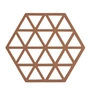 Zone Denmark - Triangle Untersetzer, 16 x 14 cm, almond