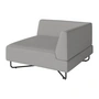 Bolia - Orlando Outdoor Sofa O2 Eckmodul rechts, Brezza hellgrau