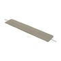 Muuto - Sitzkissen für Linear Steel Bank, L 170 cm, hellgrau