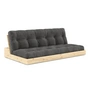 Karup Design - Base Schlafsofa, Kiefer klar lackiert / charcoal