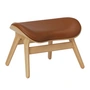 Umage - A Conversation Piece Ottoman, Eiche natur / Lederoptik Cognac