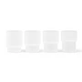 Ferm Living - Ripple Gläser, frosted (4er-Set)