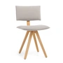 Magis - Trave Stuhl, Esche mit Eichenholz-Finish / beige (Stoff Fidivi Torino 9111)