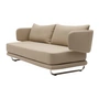 Softline - Jasper Schlafsofa, beige (Stoff Filz 619)