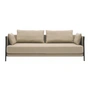 Softline - Madison Schlafsofa, schwarz / Vision sand (446)
