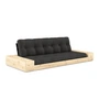 Karup Design - Base Schlafsofa mit Aufbewahrung, Kiefer klar lackiert / dark grey