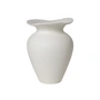Broste Copenhagen - Florentina Vase, Ø 16 cm x H 22.5 cm, weiß 