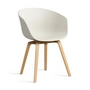 HAY - About A Chair AAC 22, Eiche lackiert / melange cream 2.0 (Filzgleiter)