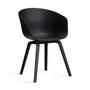 HAY - About A Chair AAC 22, Eiche schwarz lackiert / black 2.0 (Filzgleiter)