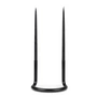 ArchitectMade - Gemini Kerzenständer, 15,5 x 12 cm, schwarz matt