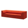 OUT Objekte unserer Tage - Weber 02 3-Sitzer Sofa, reinorange (Vidar 4 0542 by Kvadrat)
