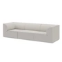 OUT Objekte unserer Tage - Weber 02 3-Sitzer Sofa, creme (Lyon 121 by OUT)
