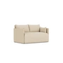Audo - Offset Schlafsofa, 2-Sitzer, sand (Yarn Collective Logan)