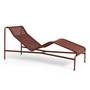 HAY - Palissade Cord Chaise Longue Liegestuhl, iron red