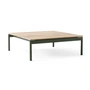 &Tradition - Ville AV50 Outdoor Coffee Table, 90 x 90 cm, Teak / bronze green