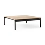 &Tradition - Ville AV50 Outdoor Coffee Table, 90 x 90 cm, Teak / warm black