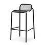 Normann Copenhagen - Vig Outdoor Barstuhl, H 75 cm, schwarz
