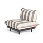 Fatboy - Paletti Outdoor-Sofa, Mittelmodul, weiß / kakao gestreift