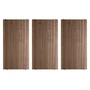 String - Regalboden 58 x 30 cm (3er-Pack), Walnuss