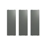 String - Regalboden 58 x 20 cm (3er-Pack), dunkelgrau