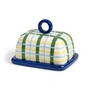 &klevering - Plaid Butterdose, blau